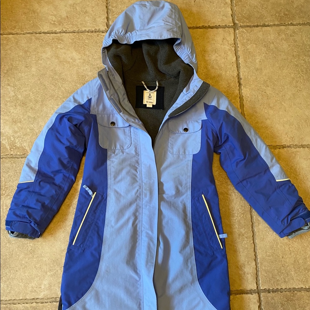 Lands’ End Kids Blue Squall Parka Sz 7/8